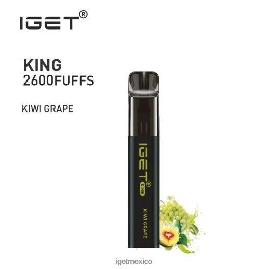 IGET Wholesale - rey - 2600 inhalaciones N4LF8X444 uva kiwi