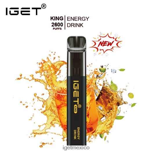 IGET Sale - rey - 2600 inhalaciones N4LF8X567 bebida energética hielo