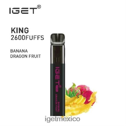 IGET Vape Sale - rey - 2600 inhalaciones N4LF8X570 fruta del dragón de plátano