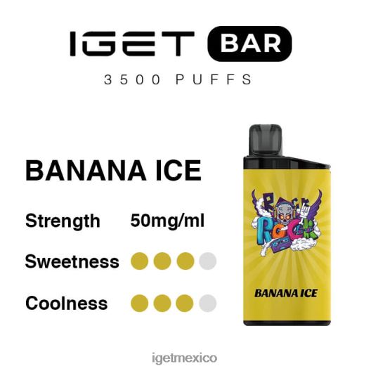 IGET Discount - barra 3500 inhalaciones N4LF8X282 hielo de plátano