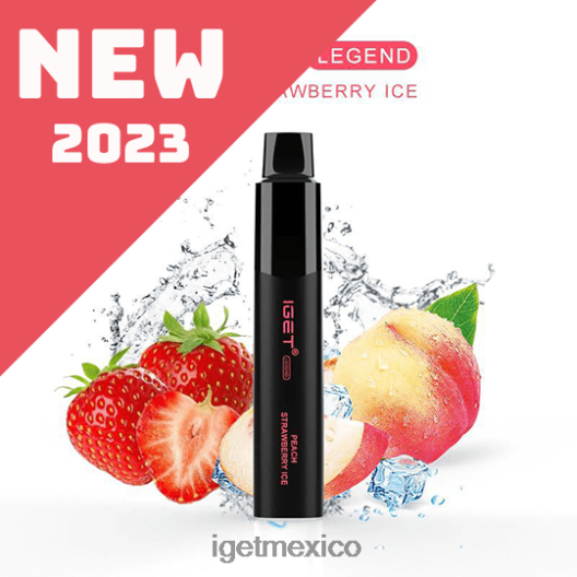 IGET Sale - leyenda - 4000 inhalaciones N4LF8X614 hielo de fresa melocotón