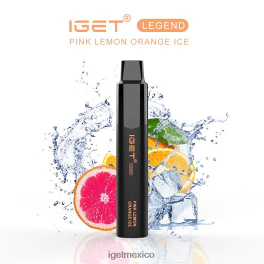 IGET Discount - leyenda - 4000 inhalaciones N4LF8X629 hielo de naranja limón rosa