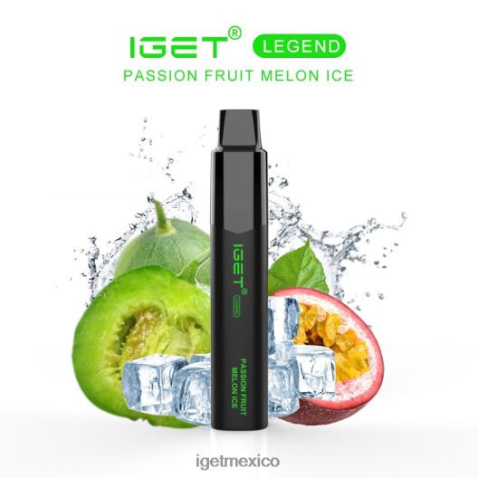 IGET Vape Online - leyenda - 4000 inhalaciones N4LF8X639 hielo de melón y maracuyá