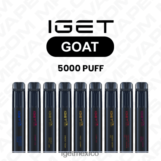 IGET Discount - Vape desechable de cabra al por mayor (5000 inhalaciones) N4LF8X626
