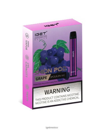 IGET Vape - 3 x shion N4LF8X15 uva
