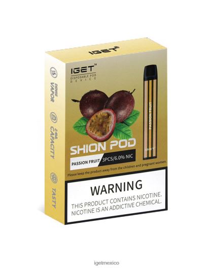 IGET Vape - 3 x shion N4LF8X22 maracuyá
