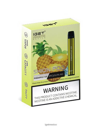 IGET Vape Online - 3 x shion N4LF8X24 hielo de piña