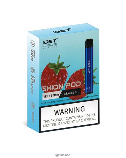 IGET Vape - 3 x shion N4LF8X29 muy cereza