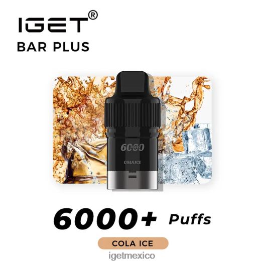 IGET Sale - barra plus pod 6000 inhalaciones N4LF8X263 hielo de cola