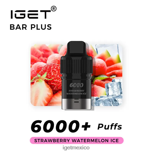 IGET Vape Sale - barra plus pod 6000 inhalaciones N4LF8X271 hielo de sandia fresa