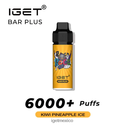 IGET Online - barra plus - 6000 inhalaciones N4LF8X580 kiwi piña