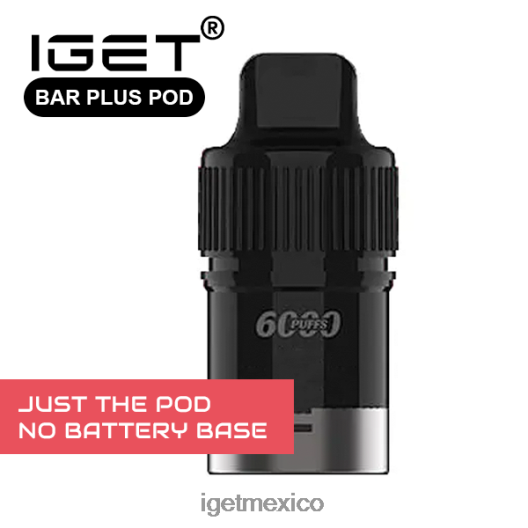 IGET Online - bar plus - solo cápsula - helado de sandía y menta - 6000 inhalaciones (sin base de batería) N4LF8X681 solo sandia hielo de menta